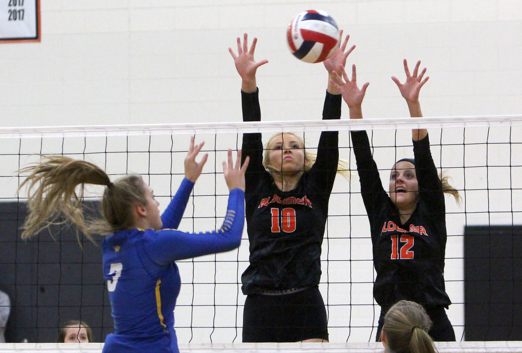 Rice Lake at Bloomer volleyball 10-24-19